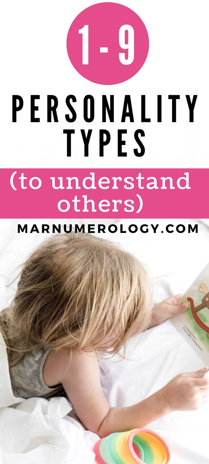 1 to 9 personality type in numerology