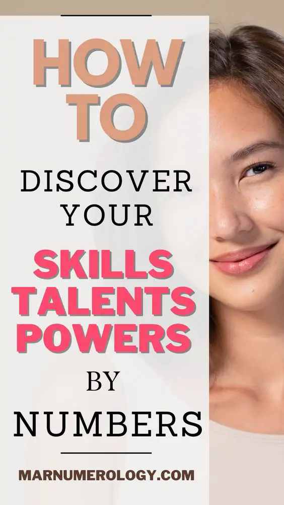discover your skills, talents and powers with numerology
